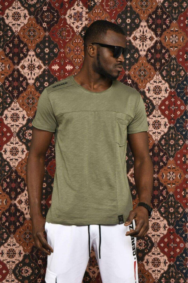 

Футболка мужская David Gerenzo 900000052582 хаки M (доставка из-за рубежа), 900000052582