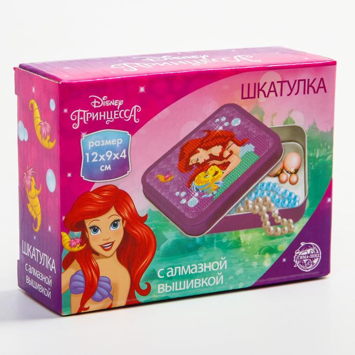 Disney Алмазная вышивка на шкатулке, 12 х 9 х 4 см 