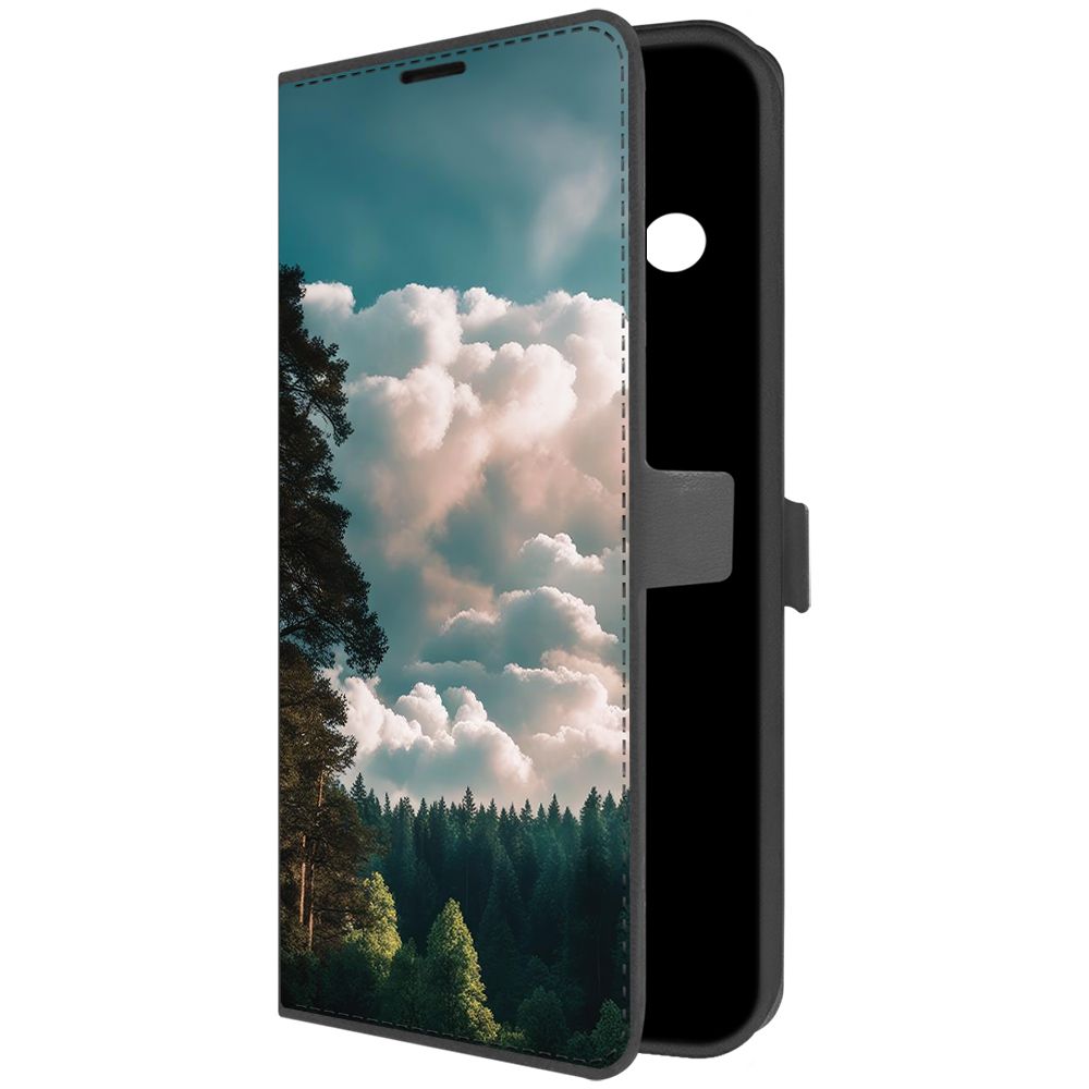 

Чехол-книжка Krutoff Eco Book для Realme 11 Pro Облачно (черный)