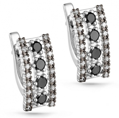 

Серьги из белого золота с бриллиантом Kabarovsky 12-11026-2000, 12-11026-2000