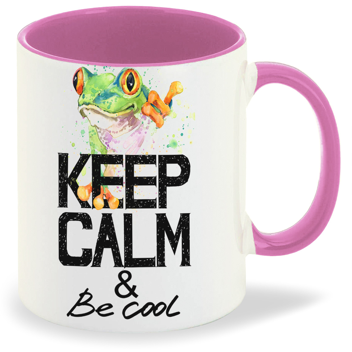 

Кружка CoolPodarok Краски Keep calm and be cool Лягушка, Краски Keep calm and be cool Лягушка