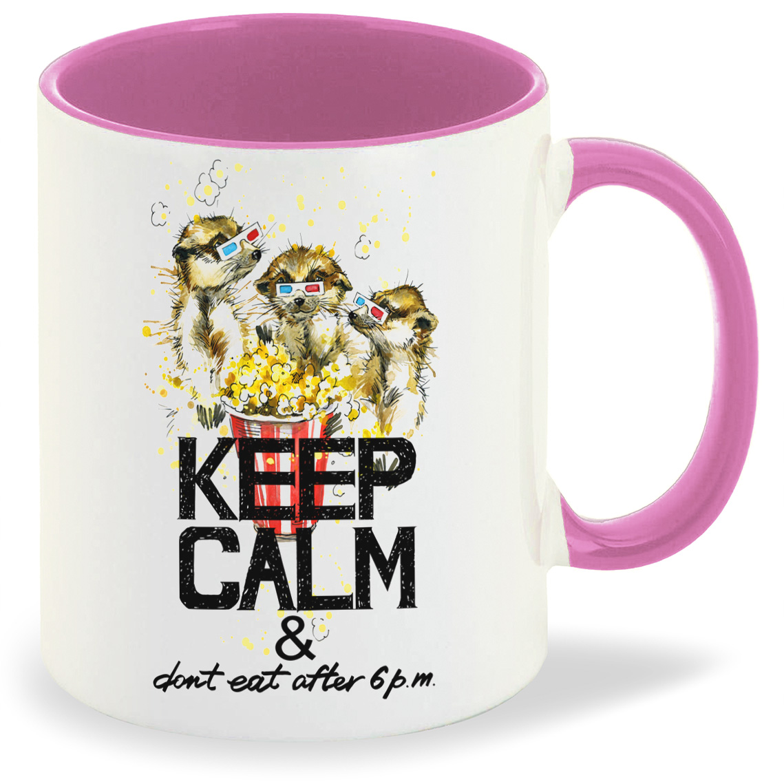 

Кружка CoolPodarok Краски Keep calm and dont eat after 6 pm Сурикаты и попкорн, Краски Keep calm and dont eat after 6 pm Сурикаты и попкорн