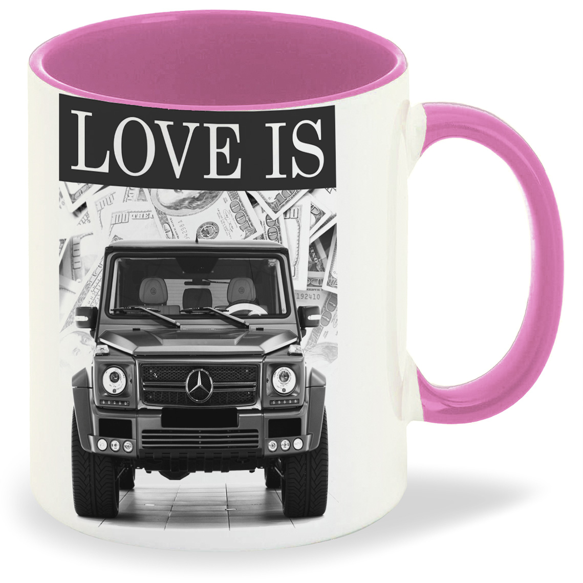 

Кружка CoolPodarok Love is Гелентваген Мерседес, Love is Гелентваген Мерседес