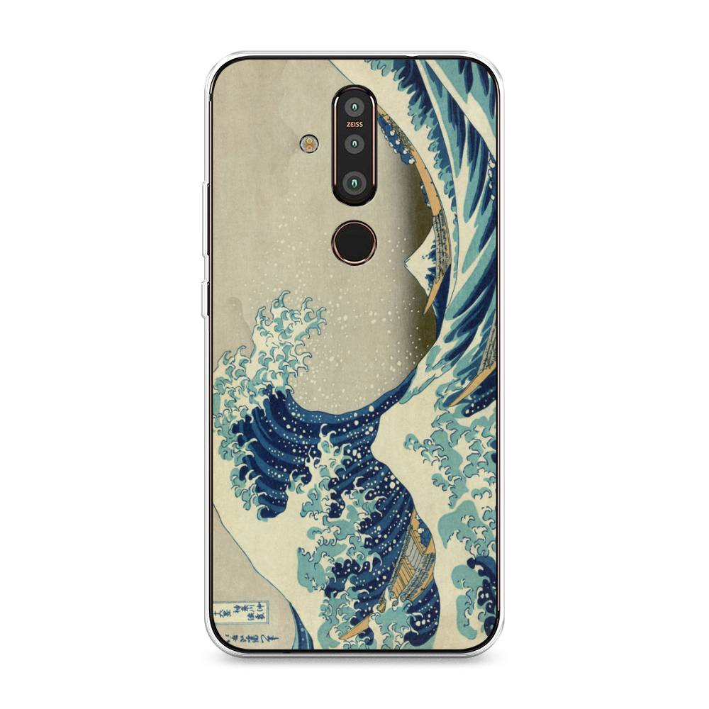 

Чехол Awog "Большая волна в Канагаве" для Nokia X71