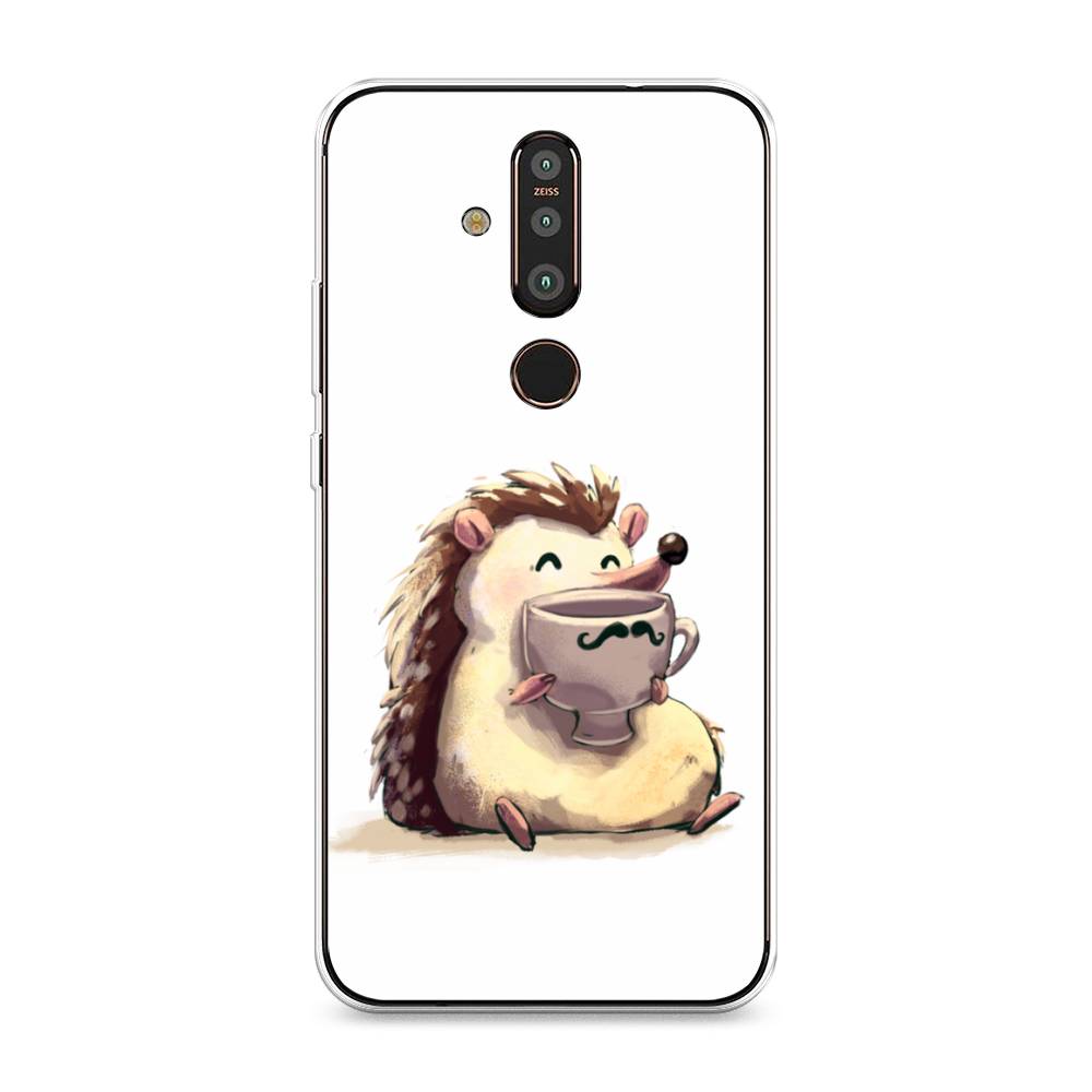 

Чехол Awog "Еж кофеман" для Nokia X71