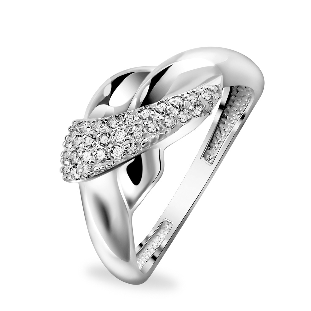 

Кольцо из серебра р.  585Gold 701013784, фианит, 701013784