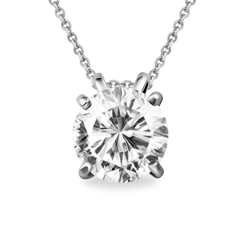 

Колье из серебра 40 см 585Gold 706000661, фианит, 706000661