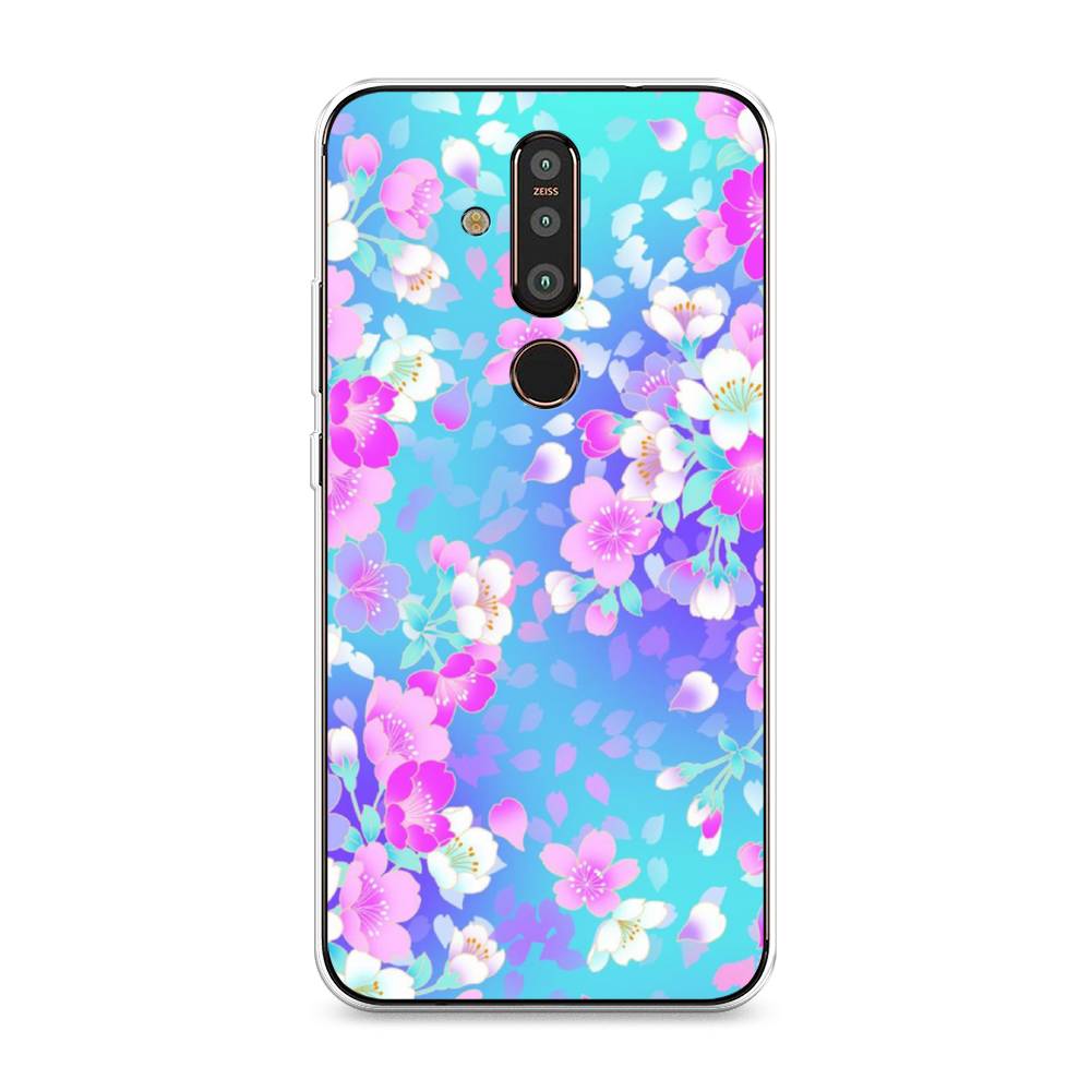 

Чехол Awog "Яблоневые цветы" для Nokia X71