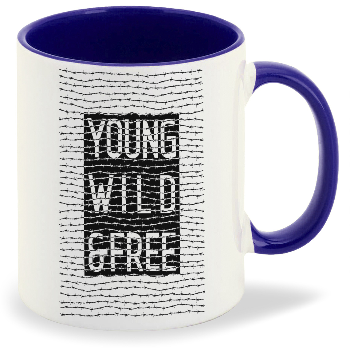 

Кружка CoolPodarok Young wild and free, Young wild and free