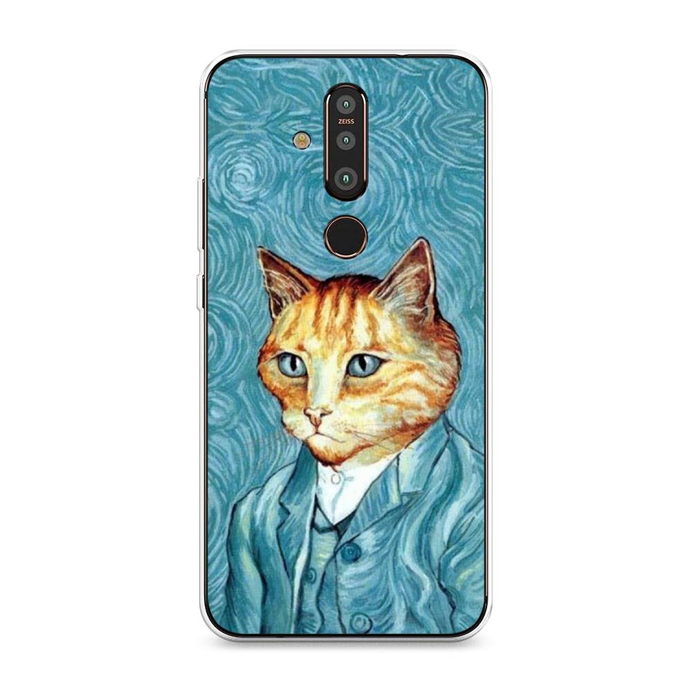 

Чехол Awog "Кот Ван Гог" для Nokia X71