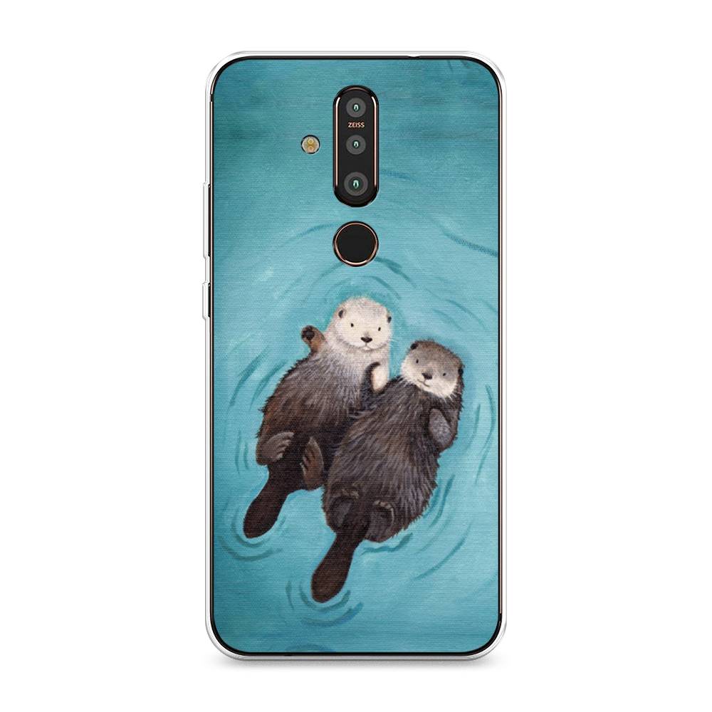 

Чехол Awog "Парочка бобров" для Nokia X71