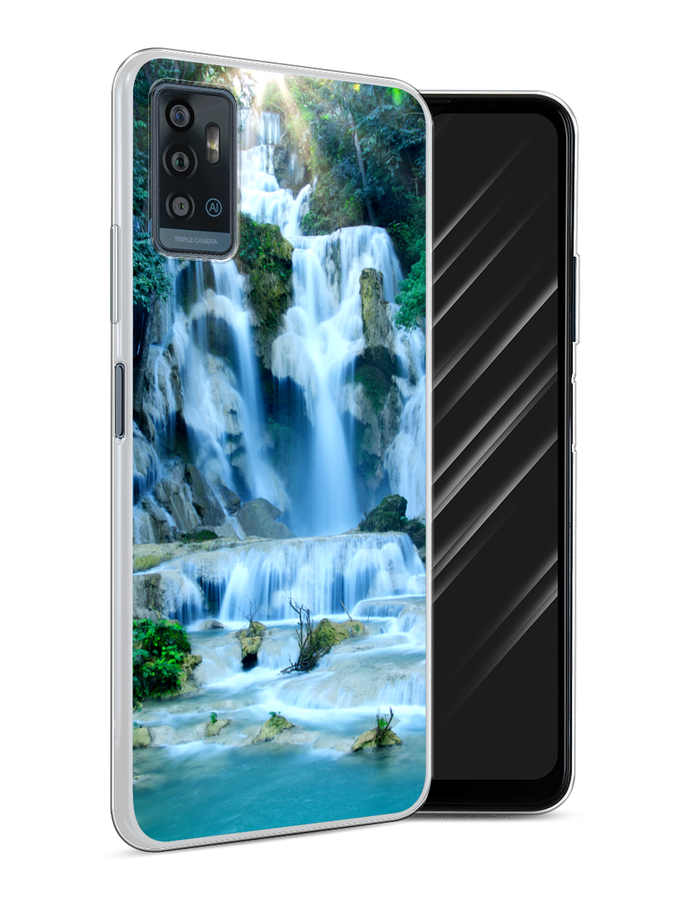

Чехол Awog на ZTE Blade A71 / ЗТЕ Блэйд A71 "Водопад 8", Разноцветный, 134450-4