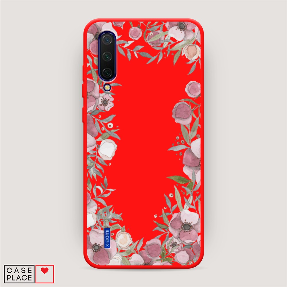 

Чехол Awog на Xiaomi Mi 9 Lite/Mi A3 Lite/Mi CC9 "Розовая цветочная рамка", Разноцветный, 36753-1