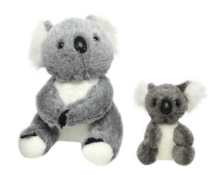 

Игрушка мягконабивная Коала с малышом 27см K10861, Серый, 225342