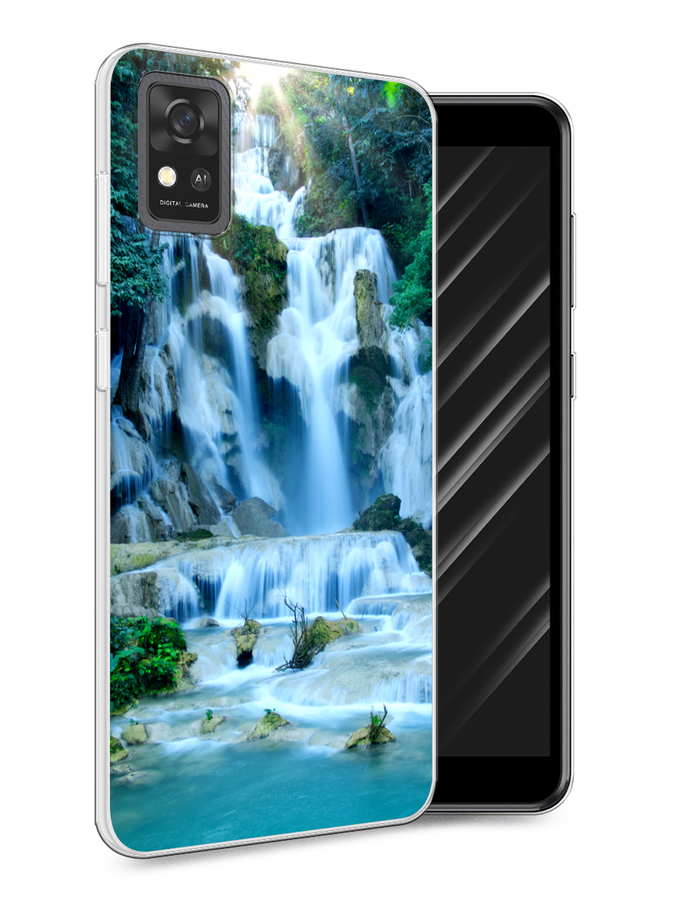 

Чехол Awog на ZTE Blade A31 / ЗТЕ Блэйд A31 "Водопад 8", Разноцветный, 134650-4