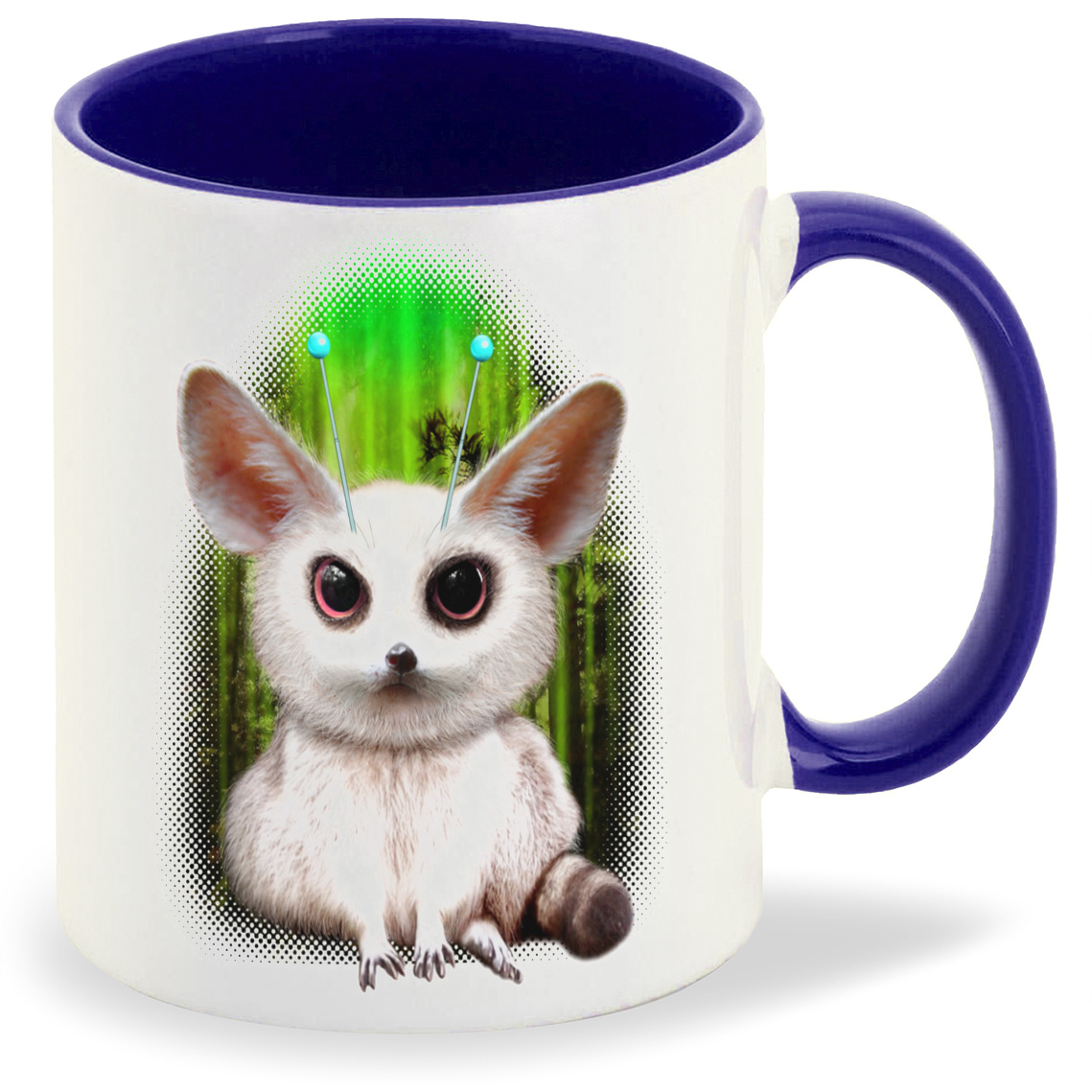 

Кружка CoolPodarok Животные Маленький лямур, Животные Маленький лямур