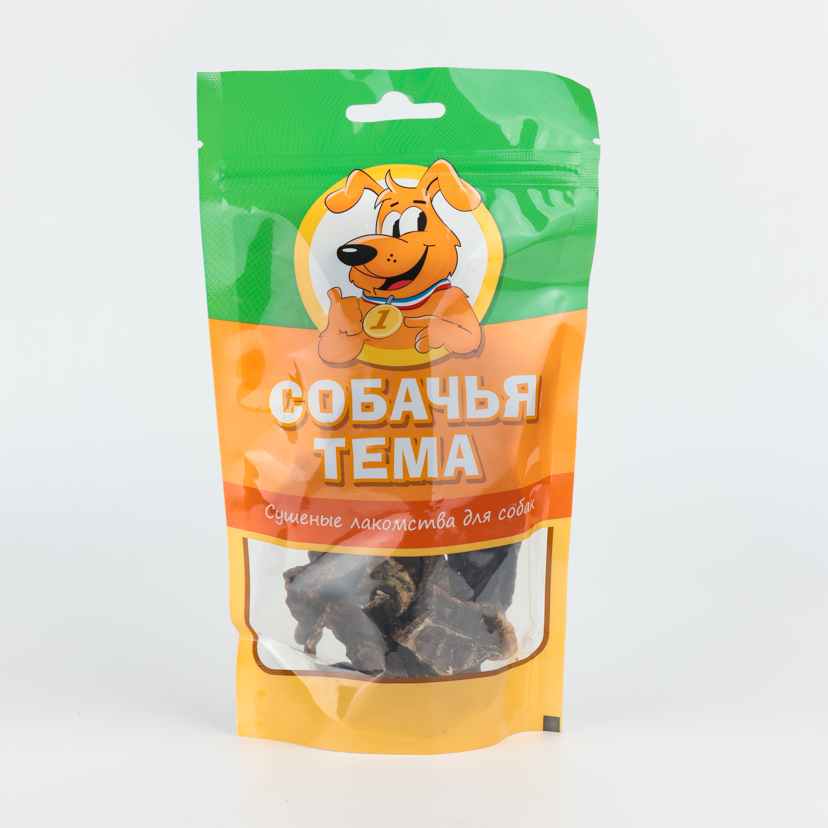 Лакомство для собак Собачья тема, Сердце говяжье сушёное, 100 г