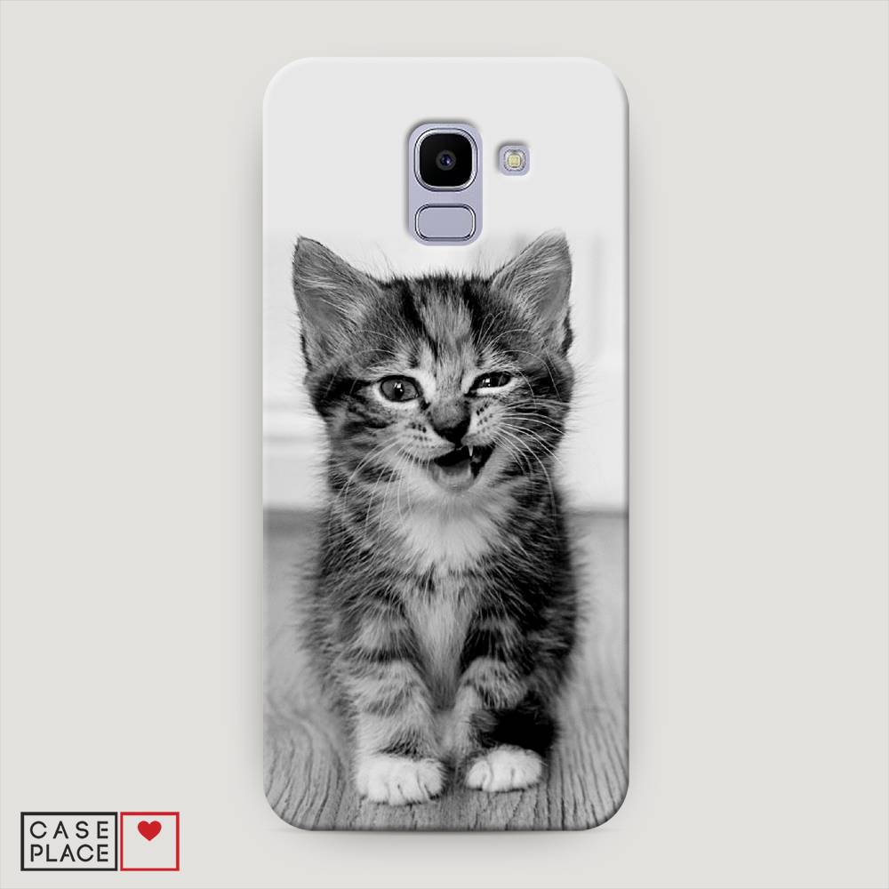 

Чехол Awog "Подмигивающий котенок" для Samsung Galaxy J6 2018, 26120-1