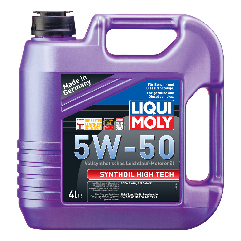 

Моторное масло Liqui Moly Synthoil High Tech 5W50 4 л