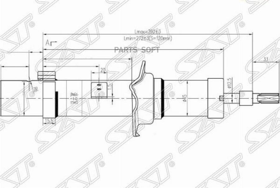 

Стойка FR TOYOTA ALTEZZA/CHASER/CRESTA/MARK2/BLIT/PROGRESS/VEROSSA 92-07 4WD LH