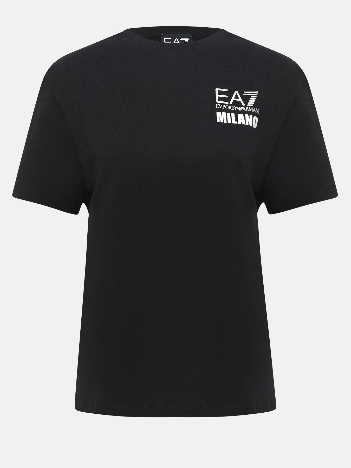 

Футболка женская EA7 EMPORIO ARMANI 476435 черная 46-48 RU, Черный, 476435
