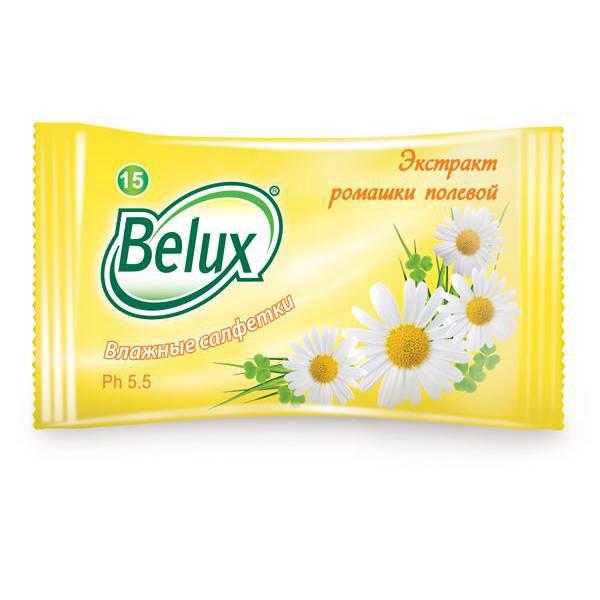Салфетки влажные Belux mix, 15шт., 24 уп.