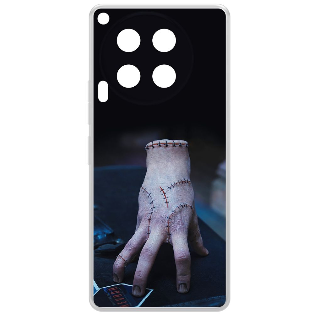 

Чехол-накладка Krutoff Clear Case Уэнсдей Аддамс - Вещь для TECNO Camon 30, Прозрачный