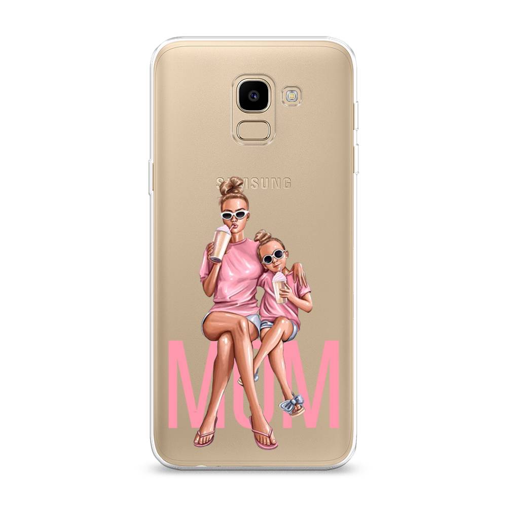 

Чехол Awog на Samsung Galaxy J6 2018 "Lovely mom", Синий;бежевый;розовый, 26150-7
