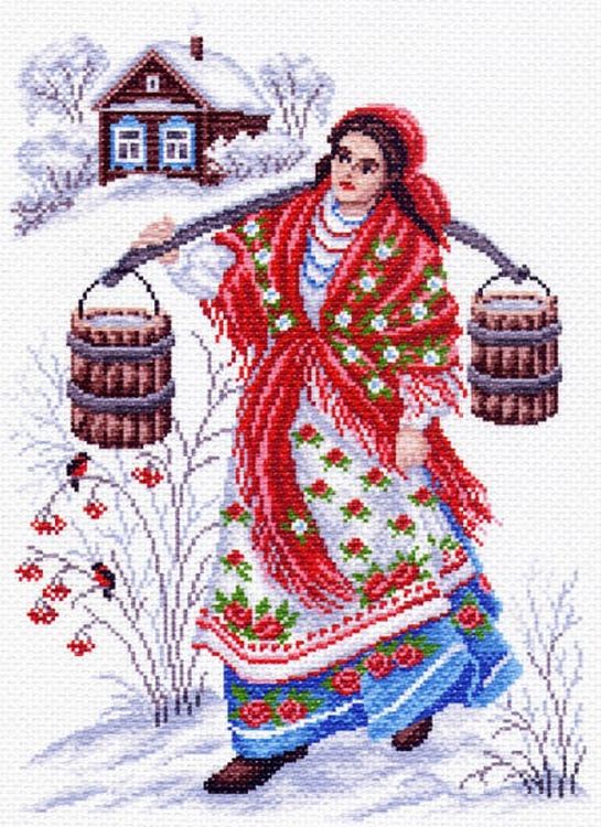 

Рисунок на ткани «Студеная водица» 1464