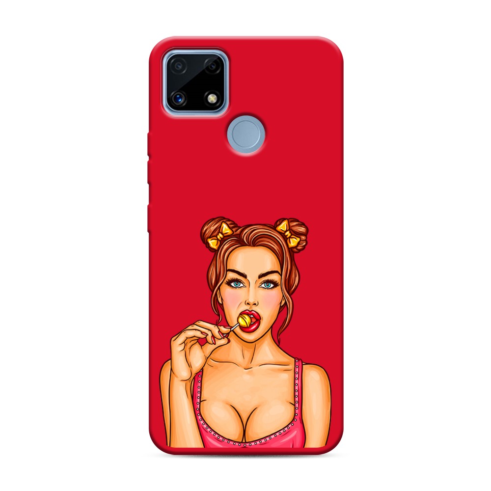 

Чехол Awog на Realme C25/C25s "Вкусный леденец", Разноцветный