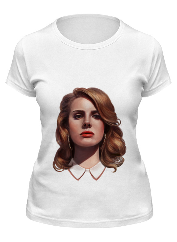 

Футболка женская Printio Lana del rey белая M, Белый, Lana del rey