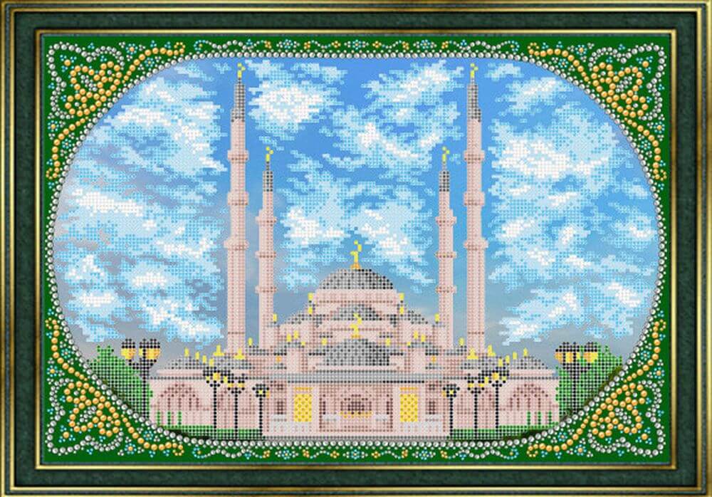 

Рисунок на ткани «Мечеть Сердце Чечни» К3450