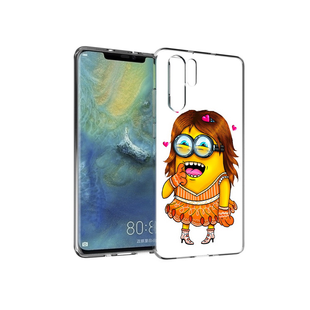 

Чехол MyPads Tocco для Huawei P30 Pro Миньон девочка, Прозрачный, Tocco