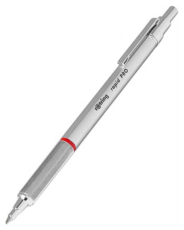 фото Ручка шариковая rotring rapid pro, толщина линии м хромированный