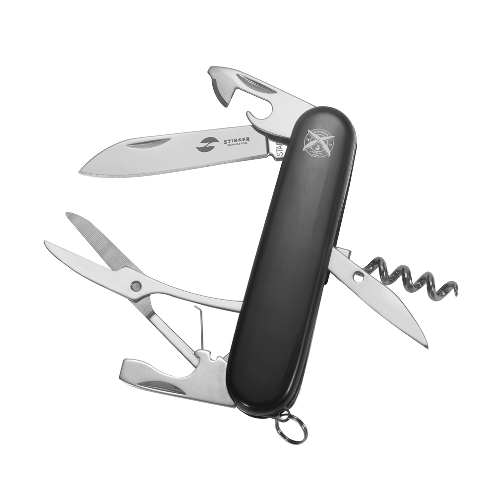 

Перочинный нож STINGER FK-K5018-6PB, Черный
