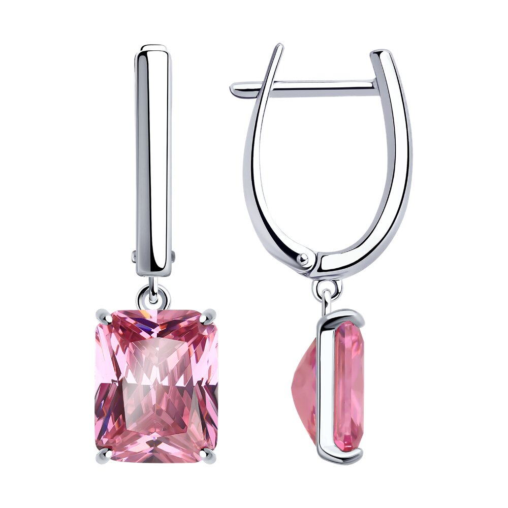 

Серьги из серебра SOKOLOV 94026747, фианит, 94026747