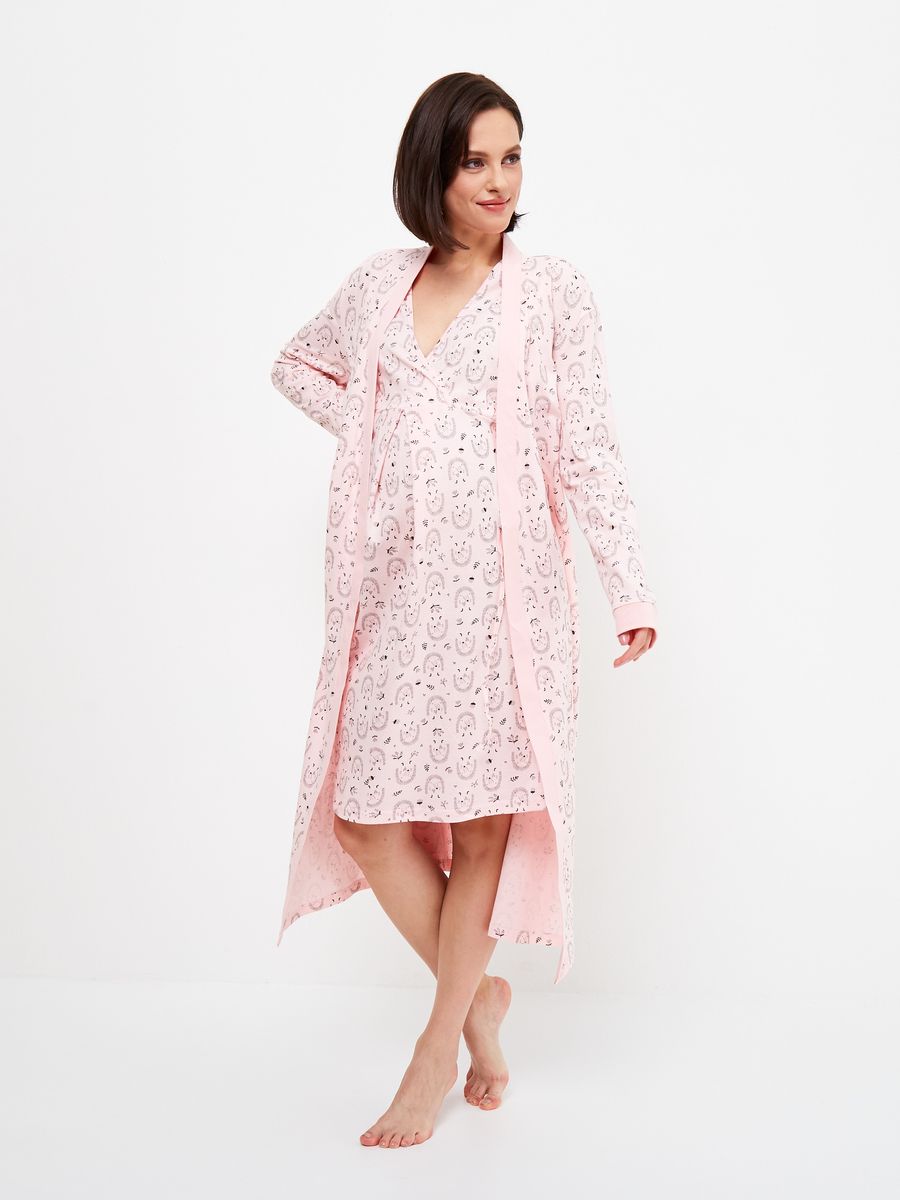 

Комплект домашний для беременных женский Jolie Femme J092/J084/170 розовый 46 RU, J092/J084/170