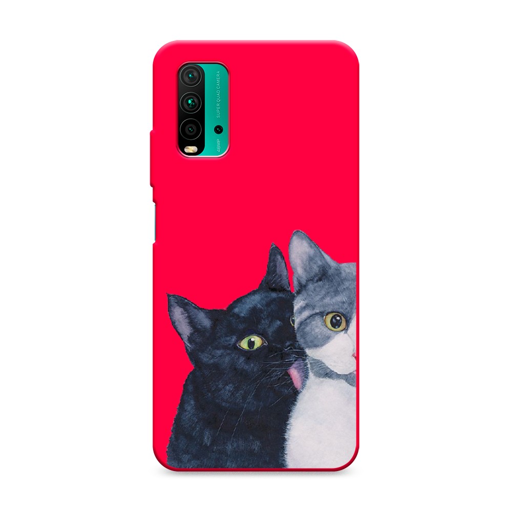 

Чехол Awog на Xiaomi Redmi 9T "Кошачья любовь", Разноцветный, 39853-1