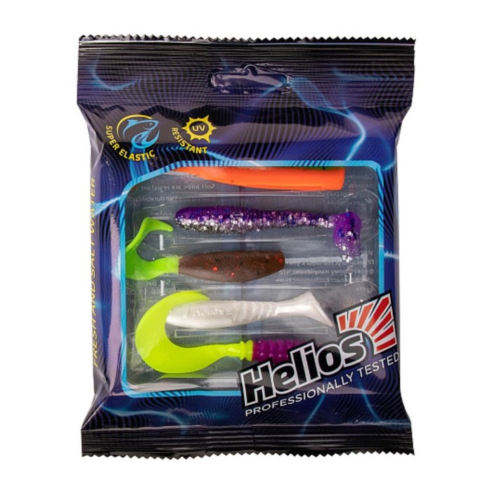 

Набор силиконовых приманок Helios Крупный окунь, 5 шт/уп, (HS-PBP2-SET3) 10386706