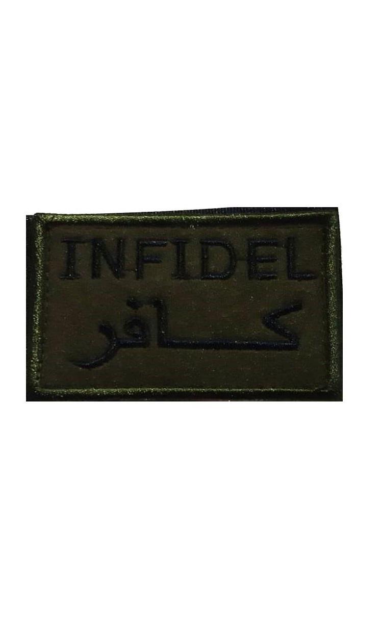 

Нашивка на липучке Infidel 00117667 зеленый, 8х5 см, 57881