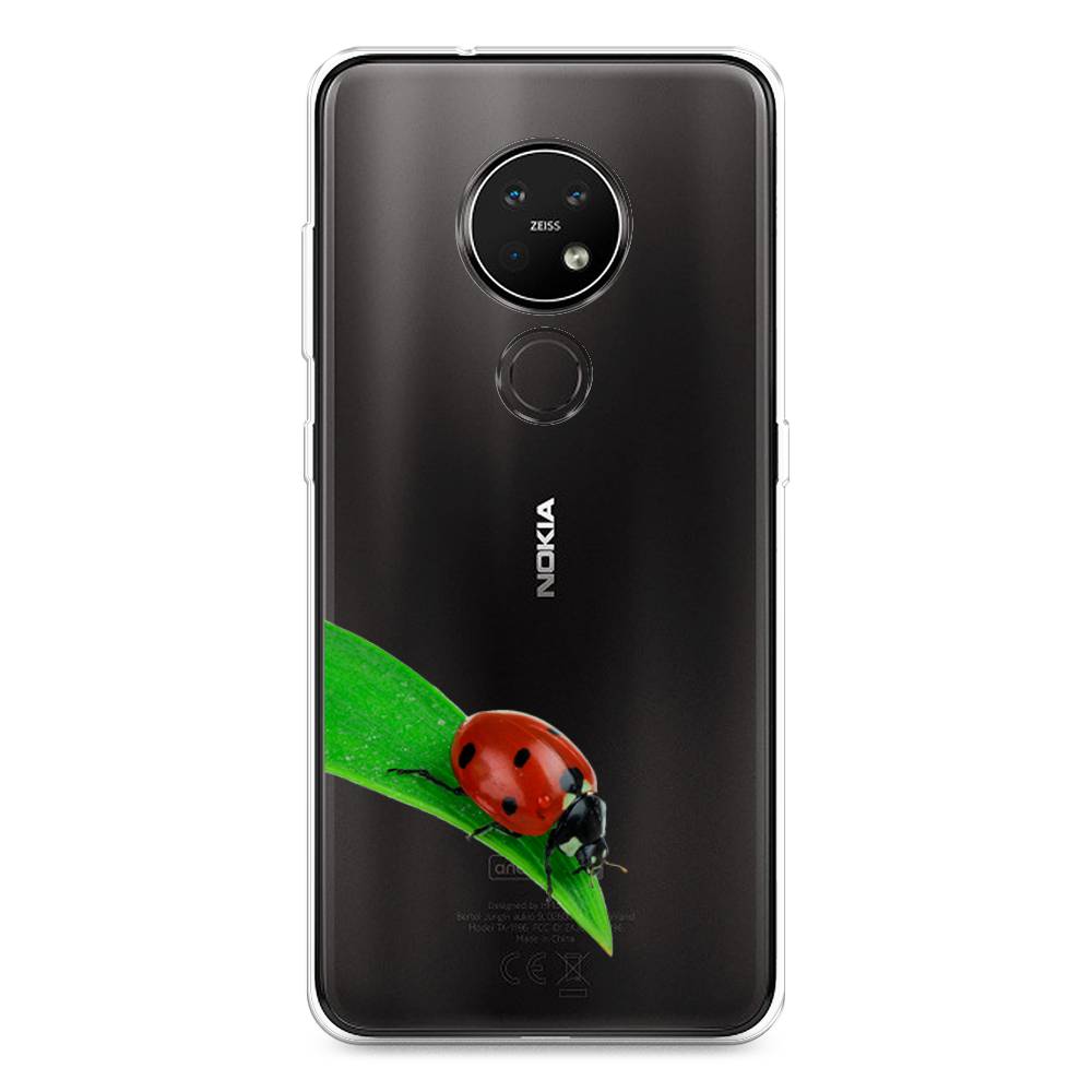 

Чехол Awog на Nokia 7.2 / Нокиа 7.2 "На счастье", Белый;красный;зеленый, 123150-1