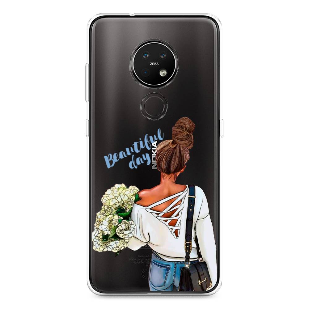 

Чехол Awog на Nokia 7.2 / Нокиа 7.2 "Beautiful day vector", Коричневый;белый;зеленый, 123150-6