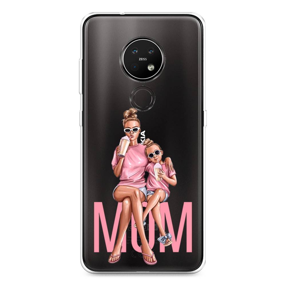 

Чехол Awog на Nokia 7.2 / Нокиа 7.2 "Lovely mom", Синий;бежевый;розовый, 123150-7
