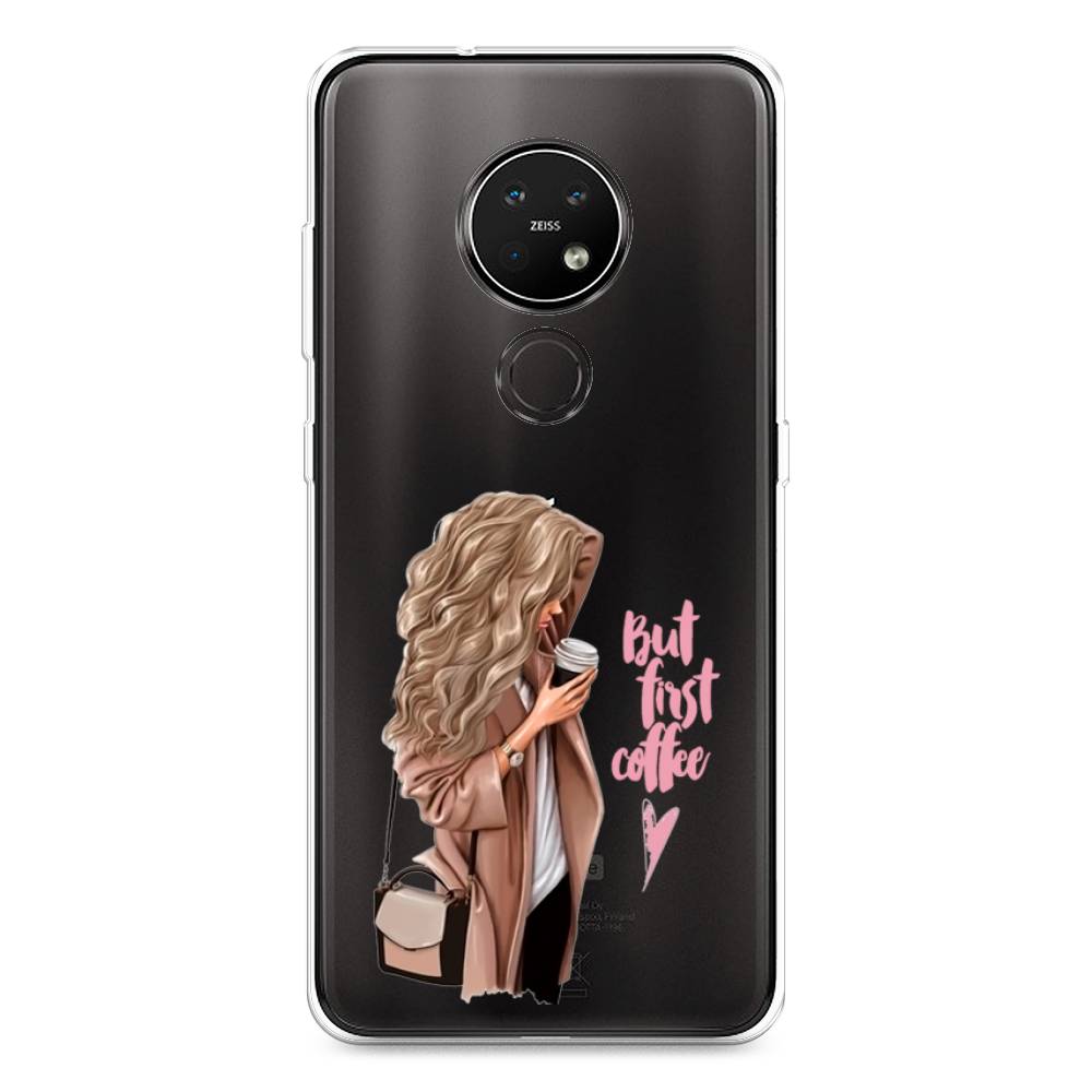 

Чехол Awog "Девушка с кофе" для Nokia 7.2