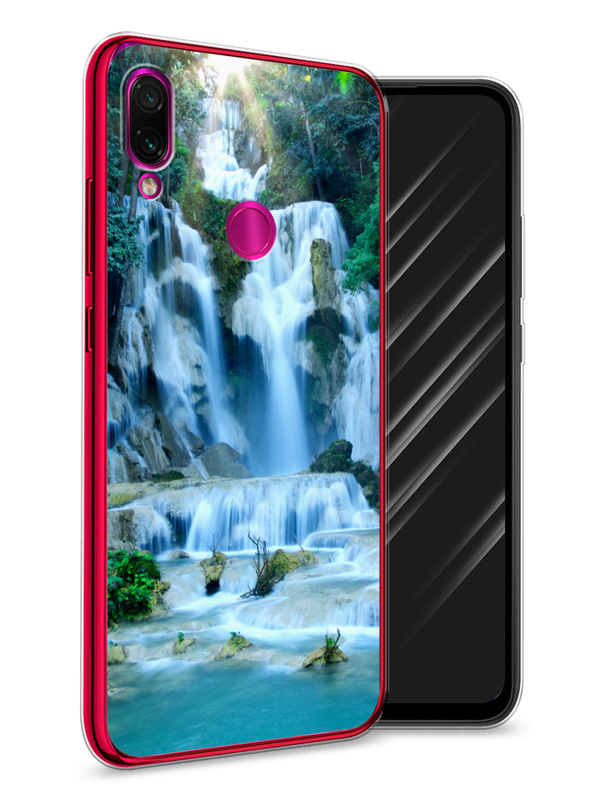 

Чехол Awog на Xiaomi Redmi Note 7 "Водопад 8", Разноцветный, 34750-4