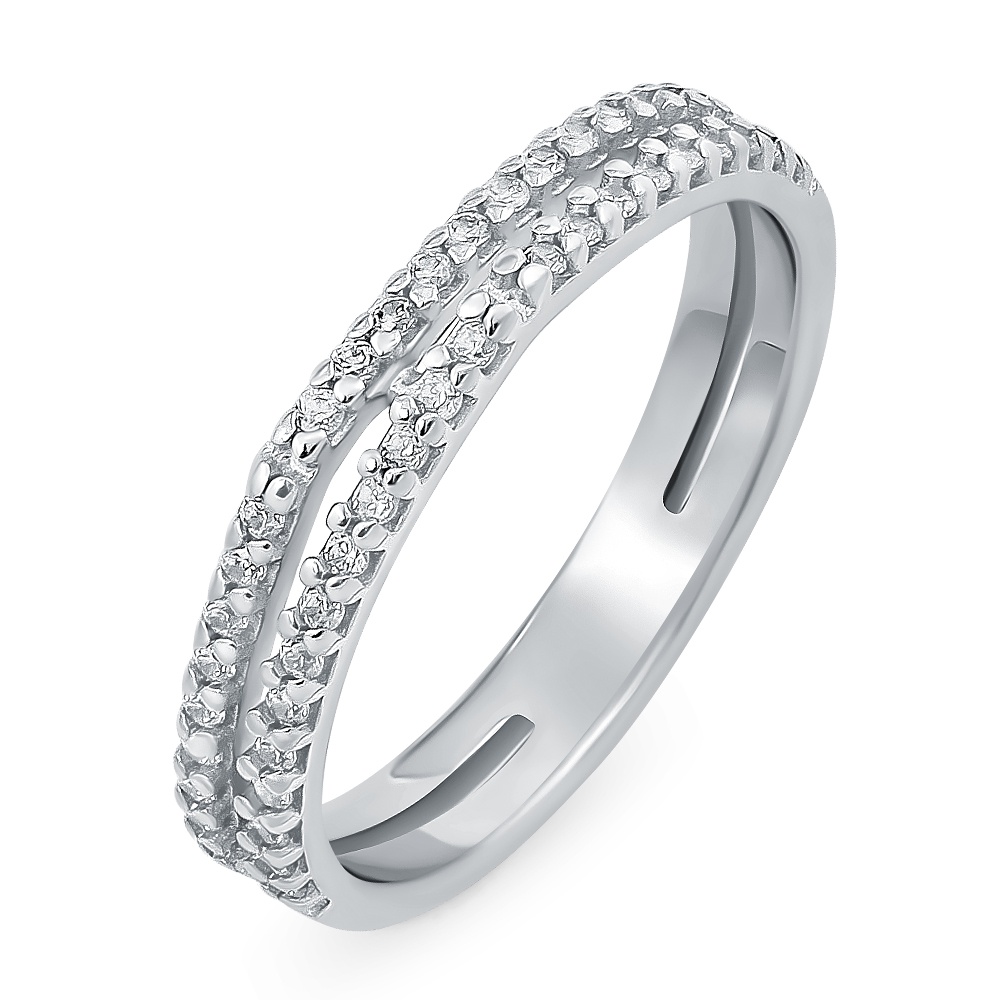 

Кольцо из серебра р.  585Gold 701013753, фианит, 701013753
