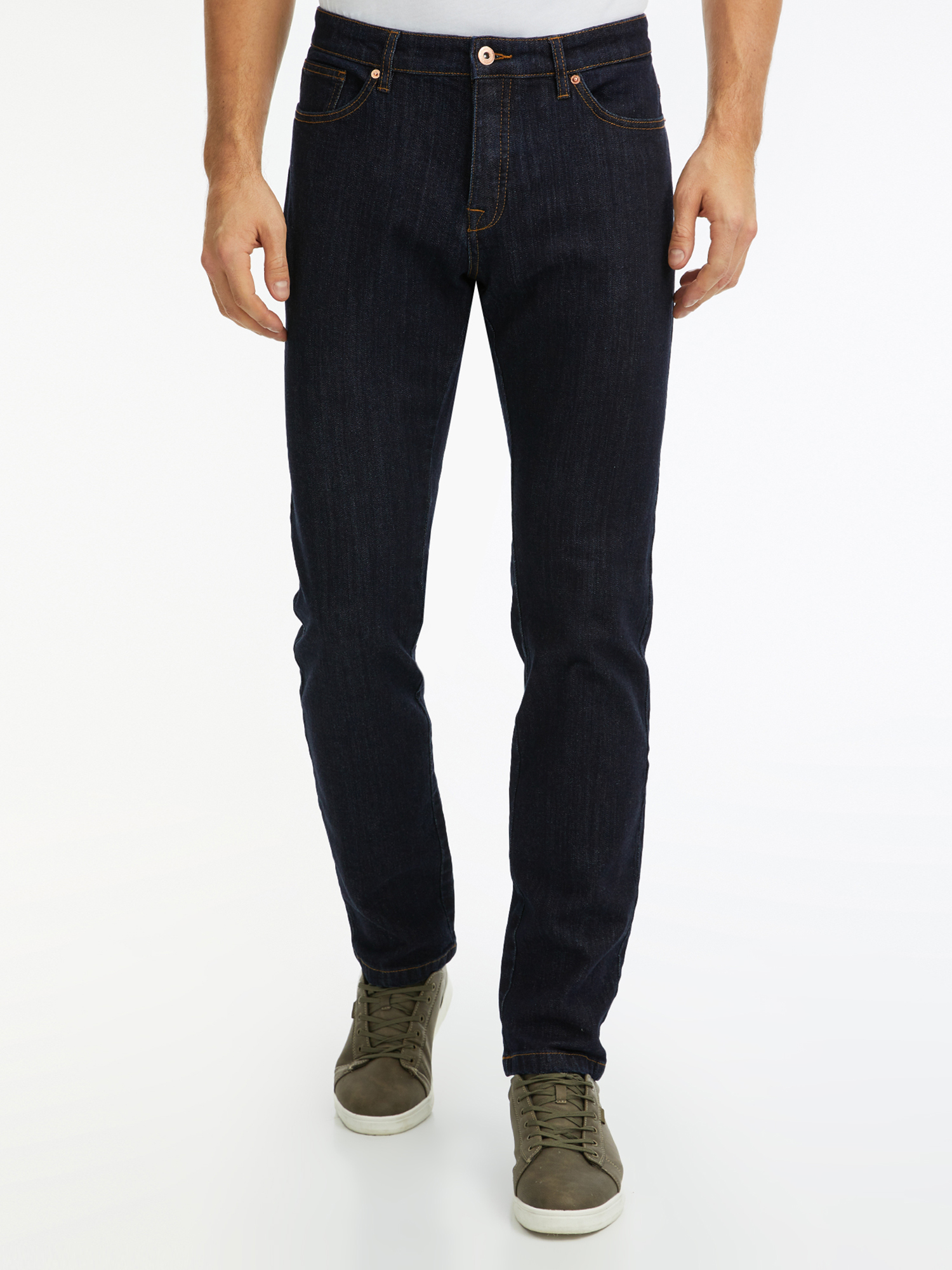 

Джинсы мужские oodji 6B120039M-8 синие 36/32, Синий, 6B120039M-8