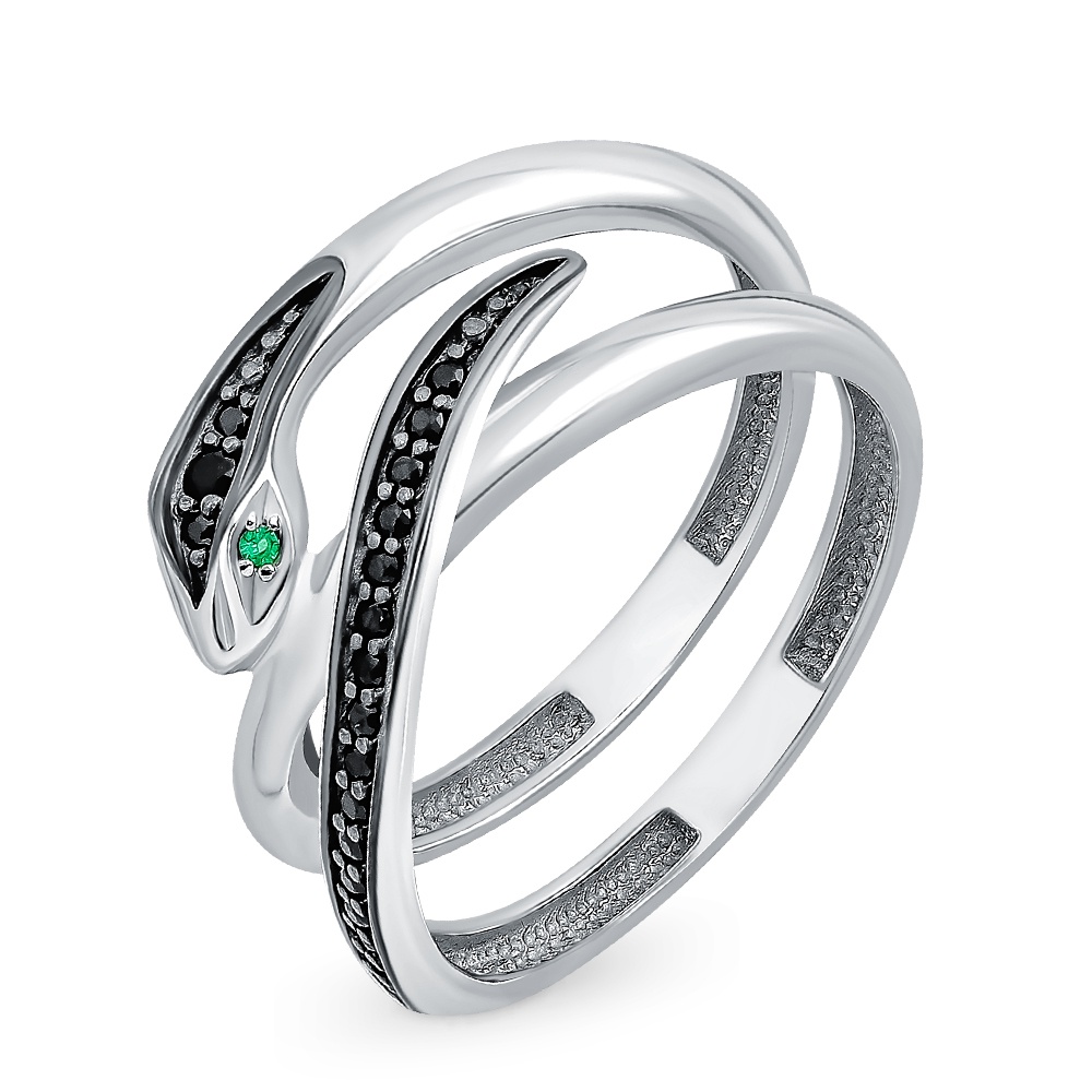 

Кольцо из серебра р. , 585Gold 701013840, фианит, 701013840