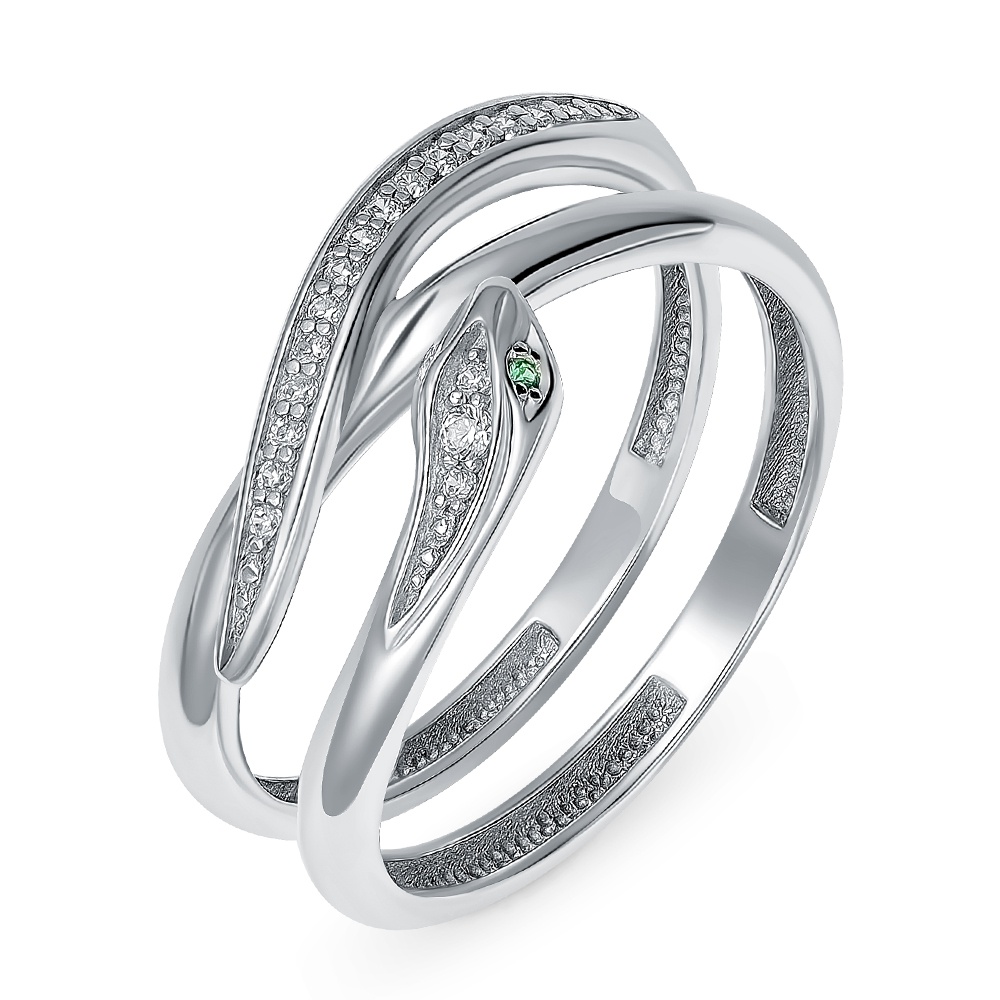 

Кольцо из серебра р. , 585Gold 701013839, фианит, 701013839