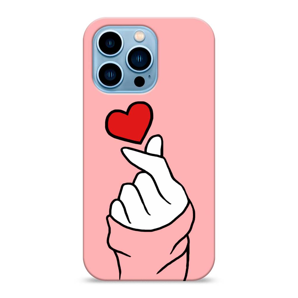 

Пластиковый чехол "Милое сердечко" на Apple iPhone 13 Pro, 14320-5